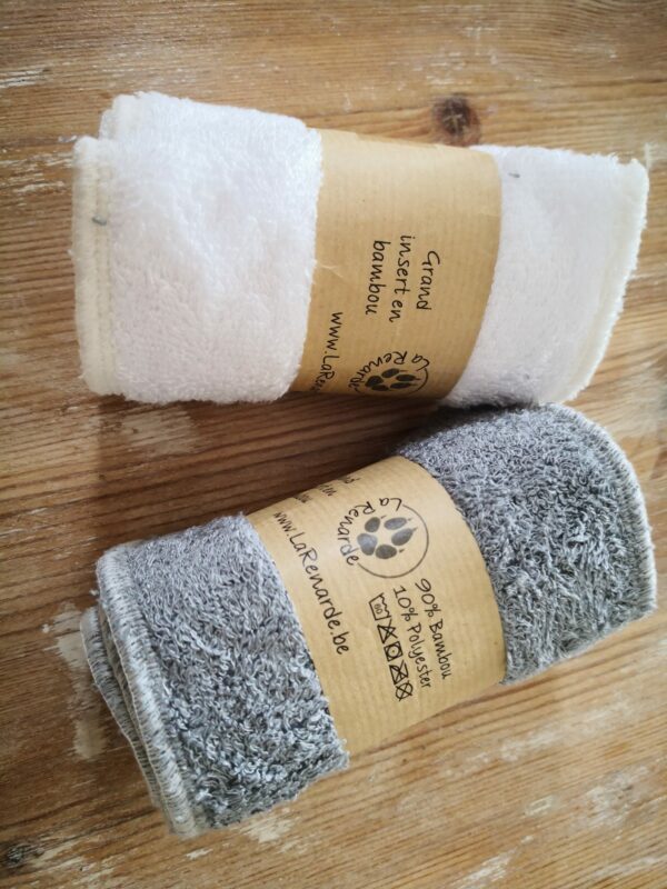 Insert en bambou pour couche lavable